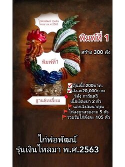 เปิดจอง รุ่น ไก่เงินไหลมา