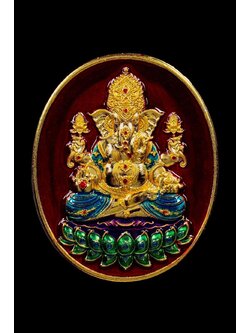 🕉️เหรียญพระพิฆเนศ🕉️ 🕉️รุ่น คลังมหาสมบัติ ทรัพย์เทวา🕉️ 1 box 100 pcs +3 day พร้อมส่ง