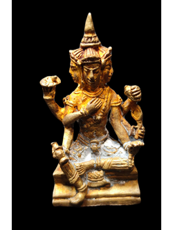 รูปหล่อพระพรหม 6 กร รุ่นซ่อมโบสถ์ หลวงปู่ผาด วัดไร่ จ.อ่างทอง ปี2553