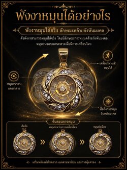 จี้พังงาศักดิ์สิทธิ์ หมุนเรียกทรัพย์ เสริมพลังยุค 9