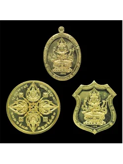 พรพระพรหม168 วัตถุมงคล เนื้อทองแดง/ทองทิพย์ พิมพ์ กลม/ใข่(มีพร้อมส่ง)