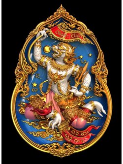 เหรียญหล่อพุทธศิลป์ หนุมานเชิญธง รุ่น ชัยชนะมั่งมีรวย ปลุกเสก15/1/68 (พร้อมส่ง)