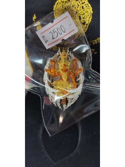 พญาครุฑ รุ่นสุบรรณนาฏราช ประทานพร วัดบางนา กายชนวนชุบทองลงยา เลข 70 (พร้อมส่ง)